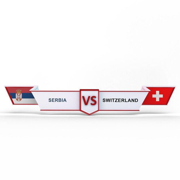 Serbia VS Switzerland World Cup Match