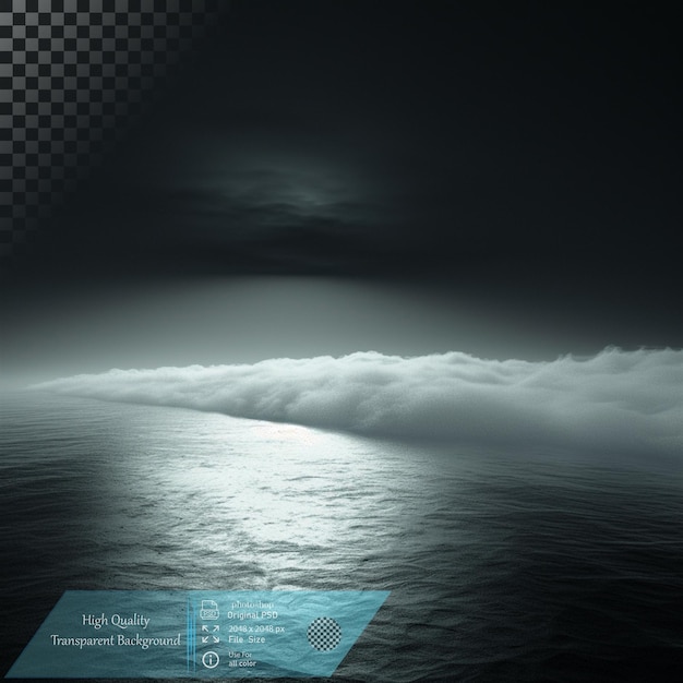 Serene maanlicht zee