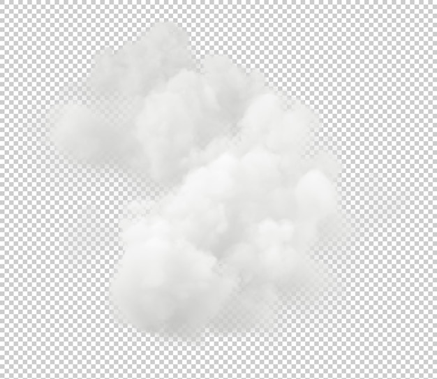 PSD serenity cloud free shape isolate backgrounds 3d render