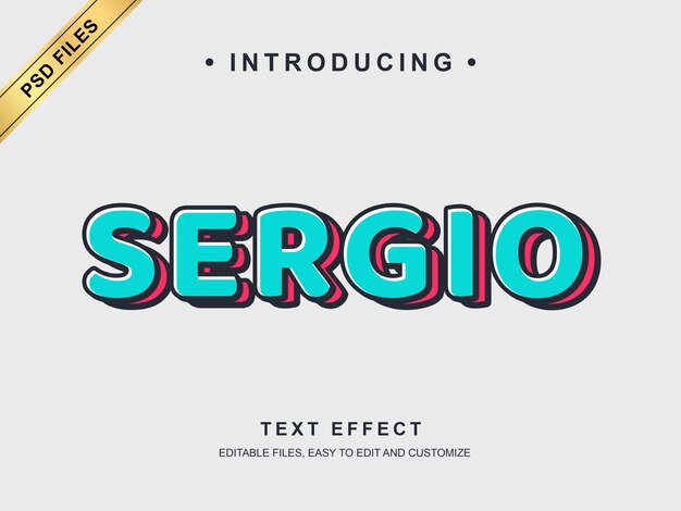 Sergio text effect