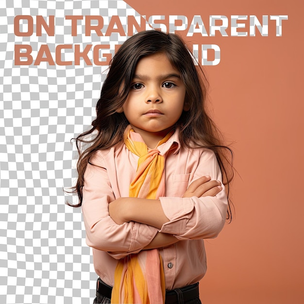 PSD serious south asian preschooler boy relieved artist pose