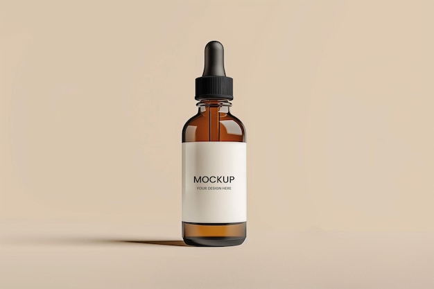 Serum Dropper Bottle Mockup