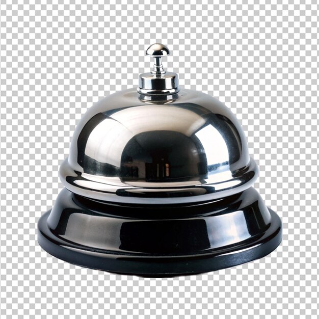 PSD service bells illustration of realistic 3d hotel concierge service or office reception gold