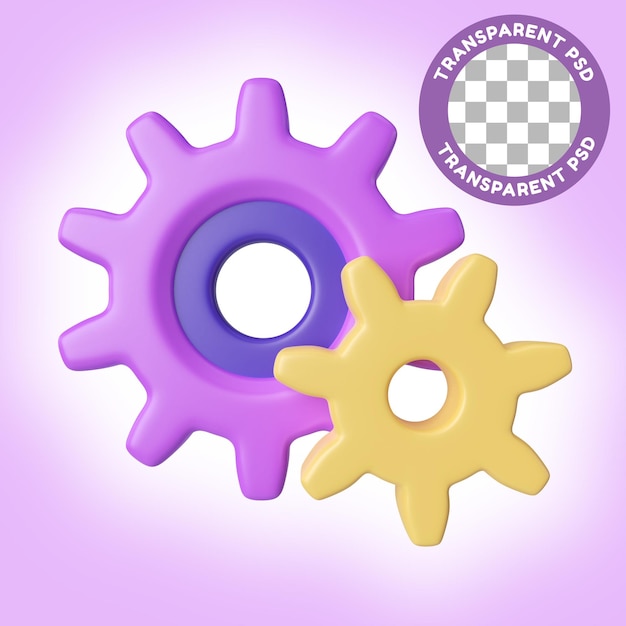 Services 3d illustration icon