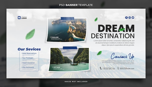 Services Travel Agency Banner Template