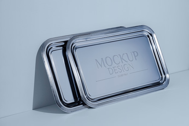 PSD serving trays arrangement mockup