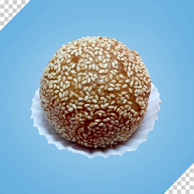 sesame ball psd transparent background