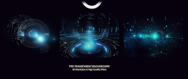 Set of abstract background technology design