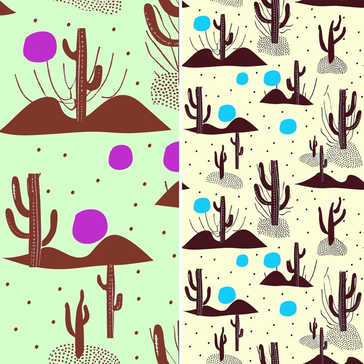 PSD a set of cactus and cactus design with the words quot cactus quot on the left