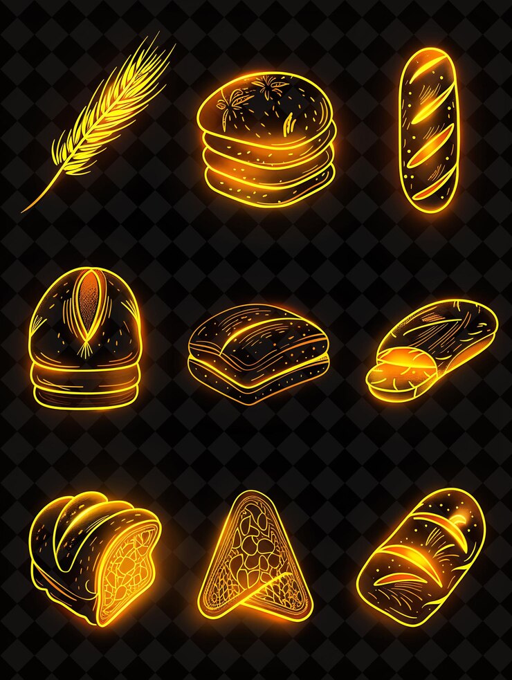 PSD a set of chocolates with a yellow background and the words chocolates
