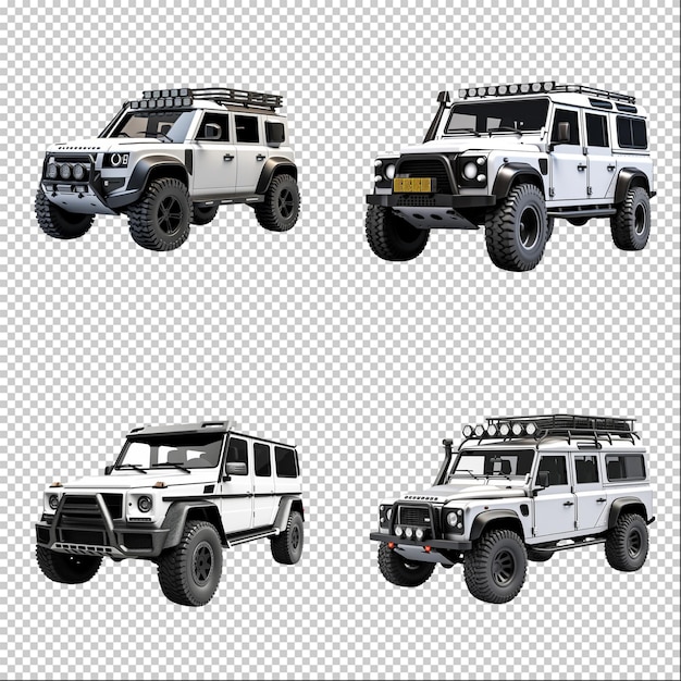 PSD set collection jeep artificial intelligence generative