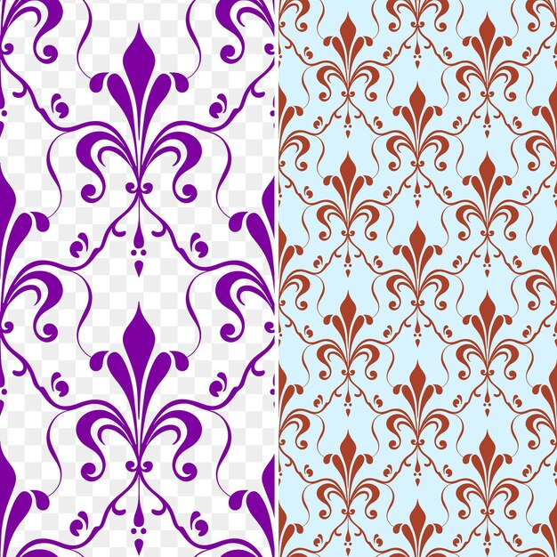 PSD a set of colorful patterns with different designs