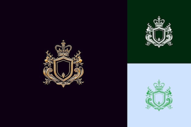 PSD a set of crests and a crest with a green crest