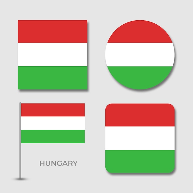 헝가리의 디자인 국기 설정