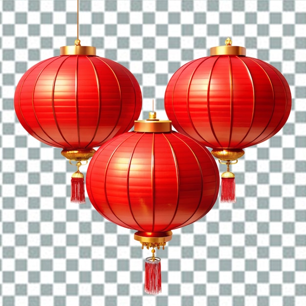 PSD set of different chinese lanterns