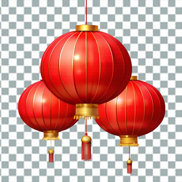 PSD set of different chinese lanterns