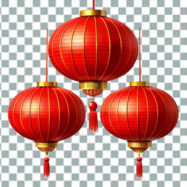 PSD set of different chinese lanterns