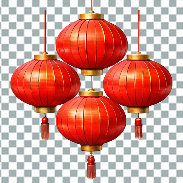 PSD set of different chinese lanterns