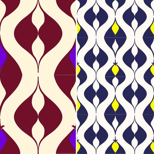 PSD a set of different colored geometric patterns with a bird on the right