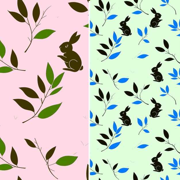 PSD a set of different designs with birds and leaves