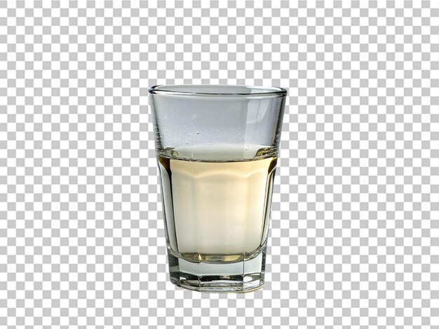 PSD set of empty glass cut out transparent isolated on white background