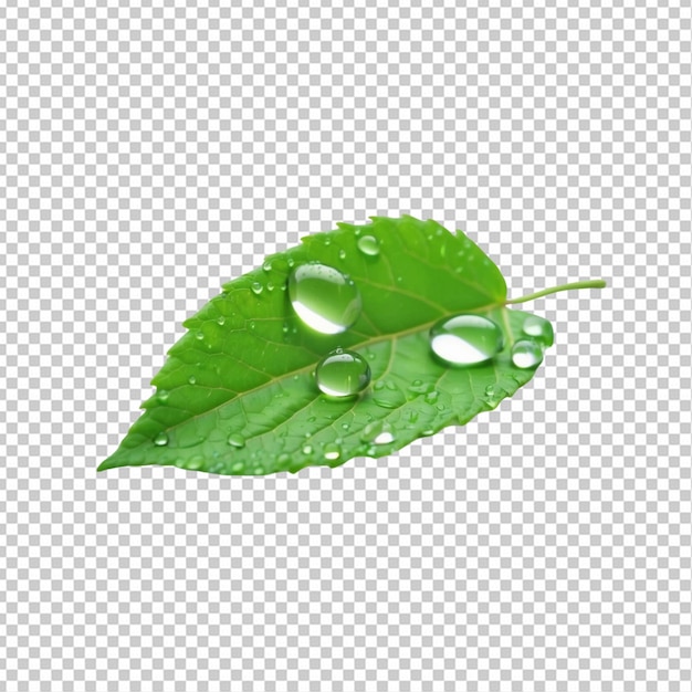 PSD set of green leaf