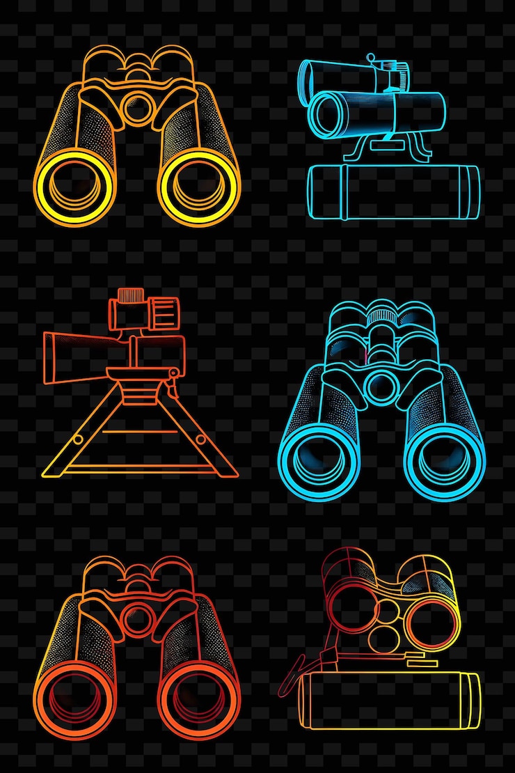 PSD a set of images of guns and a video camera