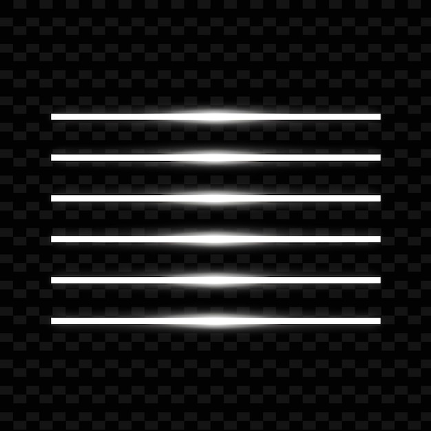 Una serie di linee su uno sfondo nero con un bordo bianco