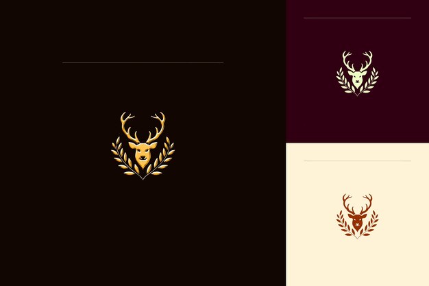 PSD a set of logos for the logo of antlers