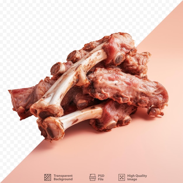 PSD a set of meats with a picture of a product that says 