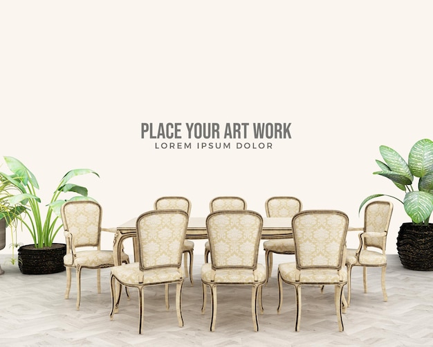 set modern interior of sofa