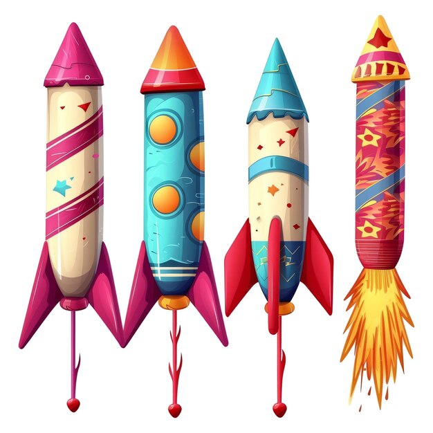 PSD Набор ярких фейерверковых ракет
