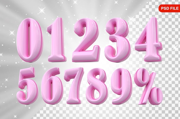 Set Of Pink Number