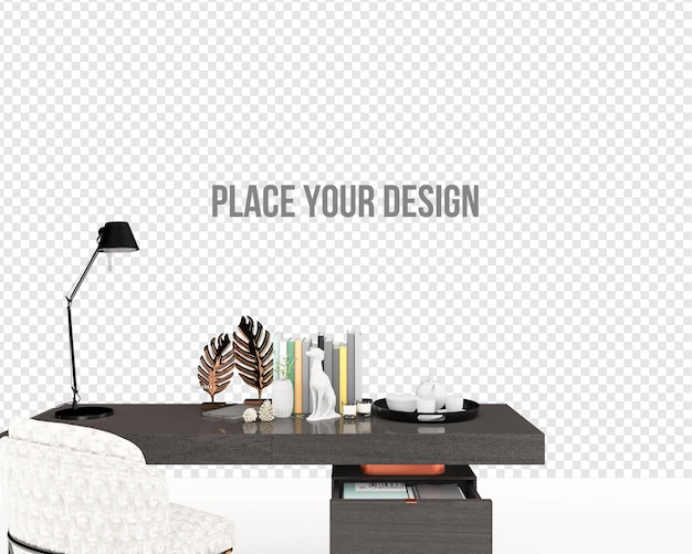 PSD set office and sofa armchair decoration