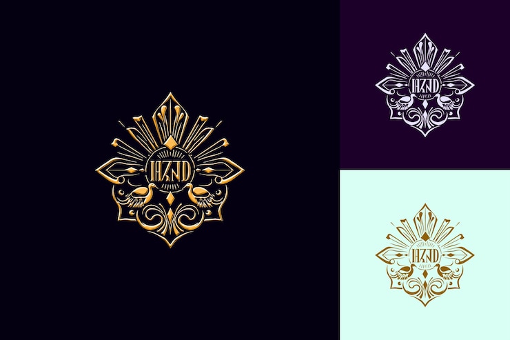 PSD a set of three different designs with the name kremlin