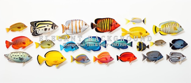 Types Of Fish PSD, High Quality Free PSD Templates for Download