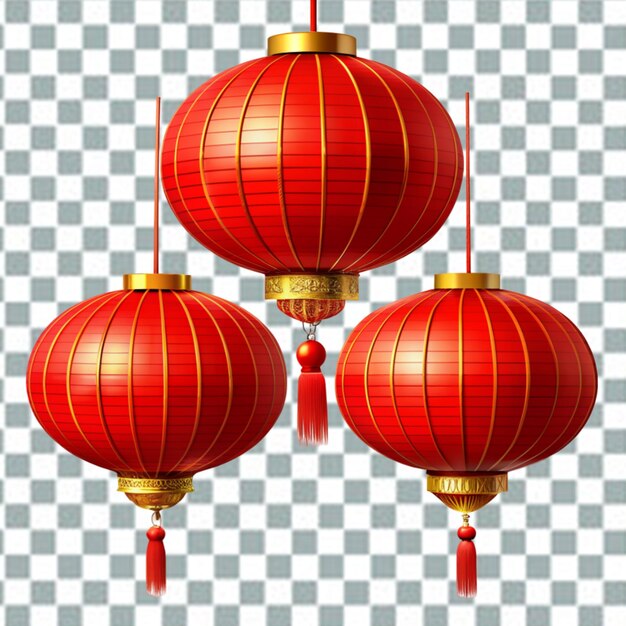 Set van verschillende chinese lantaarns