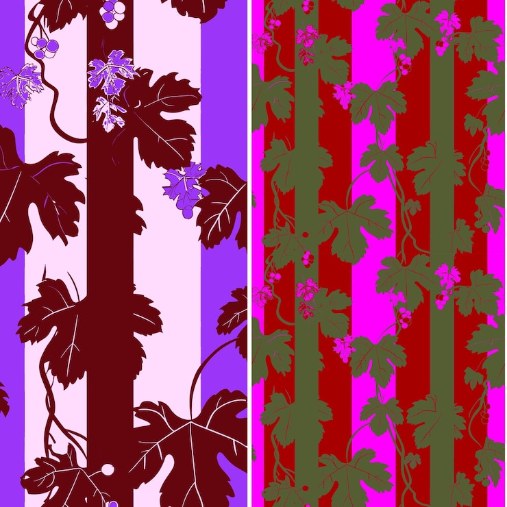 PSD a set of wallpapers from the collection of plants by the artist robert penney