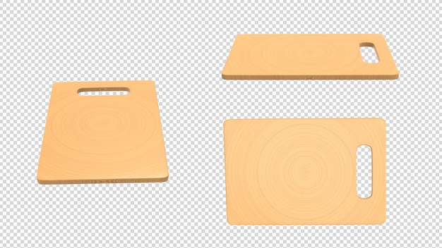 A set of wooden cutting boards with a wooden board on the right.