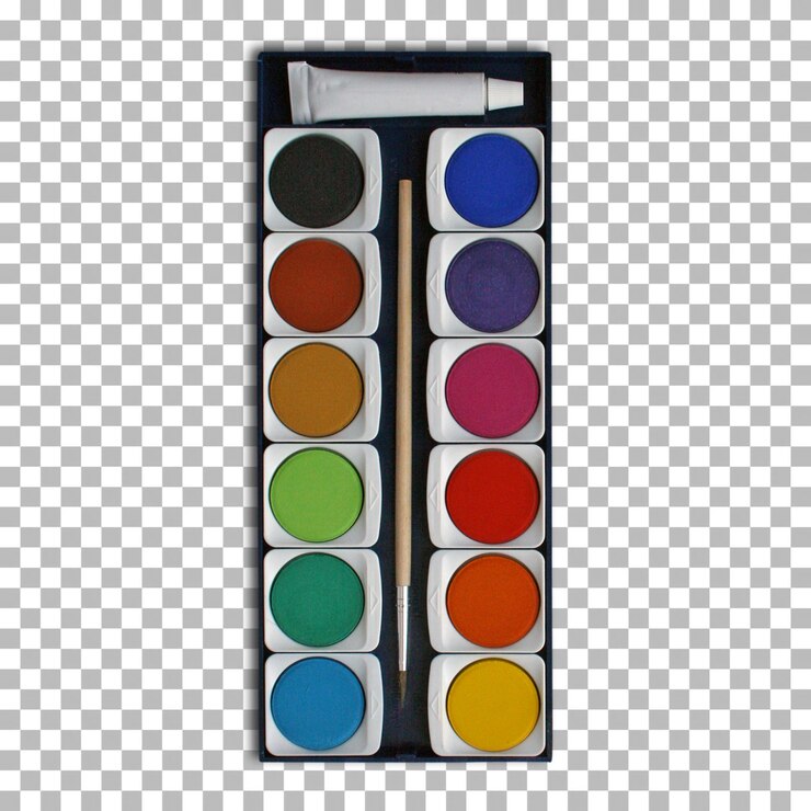 PSD sets of pen for your details water color concept design