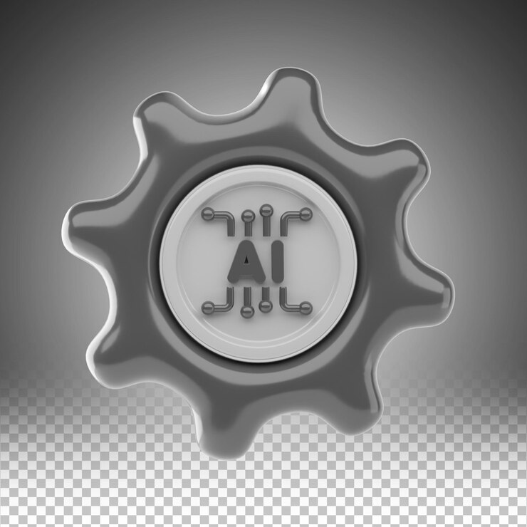 PSD setting 3d icon and illustration