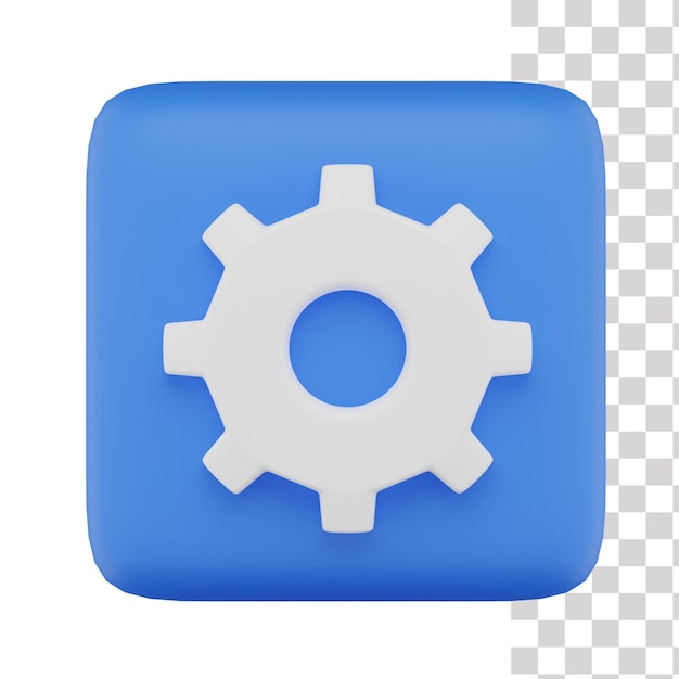 PSD setting 3d icon