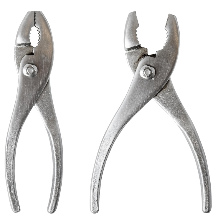 PSD settool pliers on an empty background
