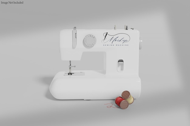 a sewing machine with the word  v  on the front