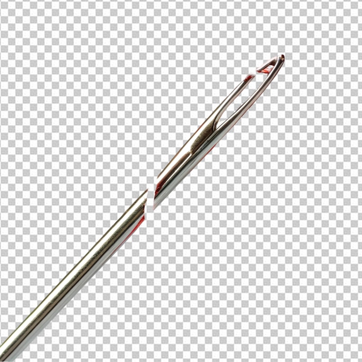 PSD sewing needle with thread