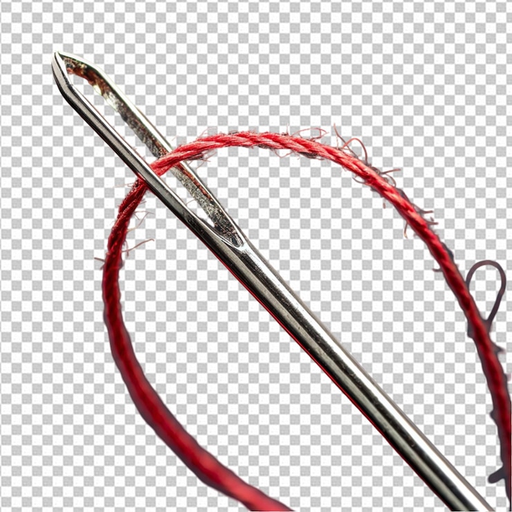 PSD sewing needle with thread