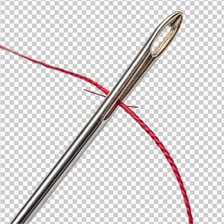 PSD sewing needle with thread