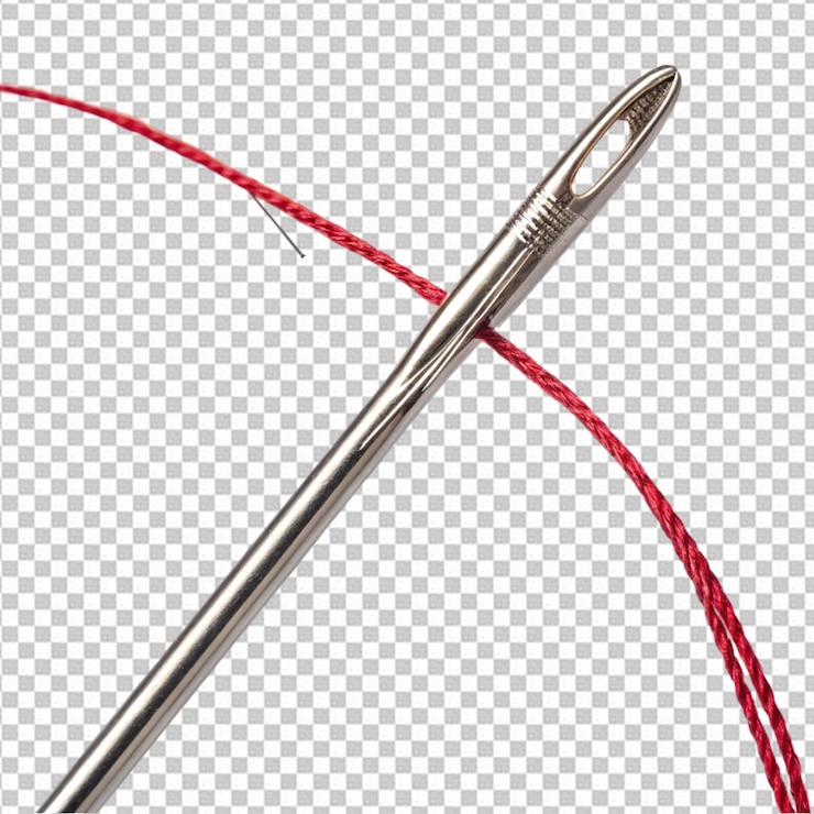 PSD sewing needle with thread
