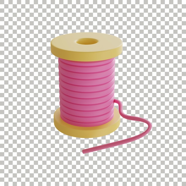 PSD sewing thread 3d