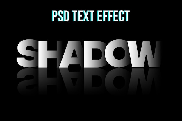 Shadow 3D Text Effect